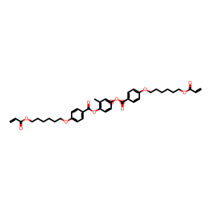 1,4-bis-[4-(6-acryloyloxyhexyloxy)benzoyloxy]-2-methylbenzene