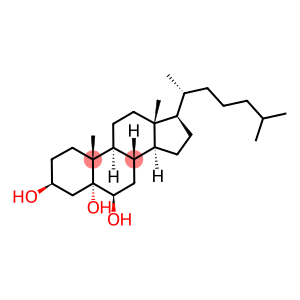3β,5α,6β-Trihydroxycholestane