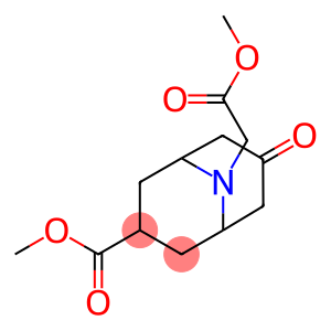 9-Azabicyclo[3.3.1]nonane-9-acetic acid, 3-(methoxycarbonyl)-7-oxo-, methyl ester