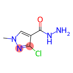 1H-Pyrazole-4-carboxylic acid, 3-chloro-1-methyl-, hydrazide