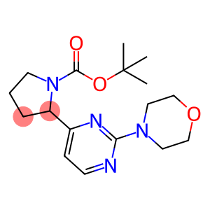 1-Pyrrolidinecarboxylic acid, 2-[2-(4-morpholinyl)-4-pyrimidinyl]-, 1,1-dimethylethyl ester