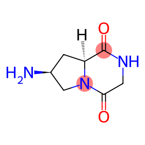 Pyrrolo[1,2-a]pyrazine-1,4-dione, 7-aminohexahydro-, (7S,8aS)-