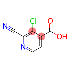 4-Pyridinecarboxylic acid, 3-chloro-2-cyano-