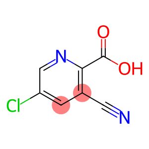 2-Pyridinecarboxylic acid, 5-chloro-3-cyano-