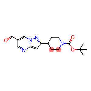 1-Piperidinecarboxylic acid, 4-(6-formylpyrazolo[1,5-a]pyrimidin-2-yl)-, 1,1-dimethylethyl ester