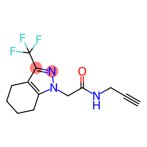 2-(3-(Trifluoromethyl)-4,5,6,7-tetrahydroindazol-1-yl)-n-(prop-2-ynyl)acetamide