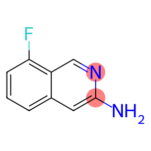 3-Isoquinolinamine, 8-fluoro-