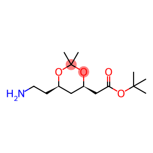 1,3-Dioxane-4-acetic acid, 6-(2-aminoethyl)-2,2-dimethyl-, 1,1-dimethylethyl ester, (4R,6R)-rel-
