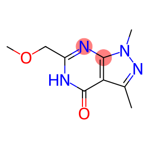 6-(methoxymethyl)-1,3-dimethyl-1,5-dihydro-4H-pyrazolo[3,4-d]pyrimidin-4-one