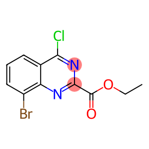 2-Quinazolinecarboxylic acid, 8-bromo-4-chloro-, ethyl ester