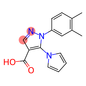 1-(3,4-Dimethylphenyl)-5-(1H-pyrrol-1-yl)-1H-pyrazole-4-carboxylic acid