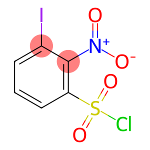 3-Iodo-2-nitrobenzene-1-sulfonyl chloride
