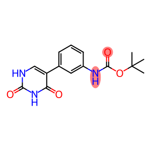 Carbamic acid, N-[3-(1,2,3,4-tetrahydro-2,4-dioxo-5-pyrimidinyl)phenyl]-, 1,1-dimethylethyl ester