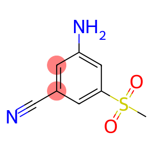 Benzonitrile, 3-amino-5-(methylsulfonyl)-