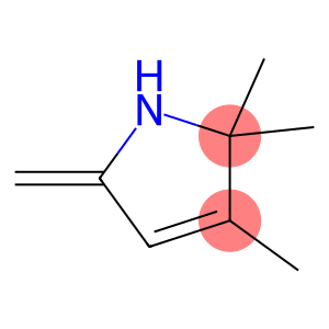 1H-Pyrrole, 2,5-dihydro-2,2,3-trimethyl-5-methylene-