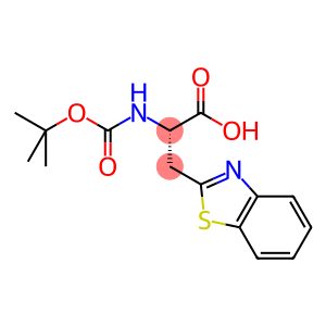 2-Benzothiazolepropanoic acid, α-[[(1,1-dimethylethoxy)carbonyl]amino]-, (αS)-