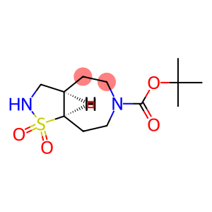 tert-butyl (3aR,8aR)-1,1-dioxo-2,3,3a,4,5,7,8,8a-octahydro-[1,2]thiazolo[4,5-d]azepine-6-carboxylate