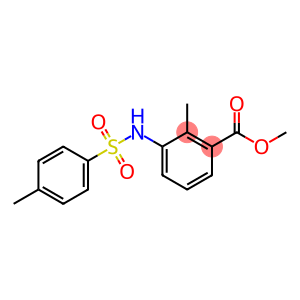Benzoic acid, 2-methyl-3-[[(4-methylphenyl)sulfonyl]amino]-, methyl ester