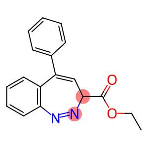 3H-1,2-Benzodiazepine-3-carboxylic acid, 5-phenyl-, ethyl ester