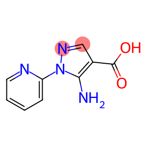 1H-Pyrazole-4-carboxylic acid, 5-amino-1-(2-pyridinyl)-