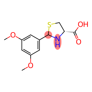(4S)-2-(3,5-Dimethoxyphenyl)-1,3-thiazolidine-4-carboxylic acid