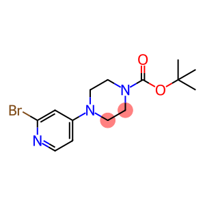 2-Bromo-4-(N-boc-piperazin-1-yl)pyridine
