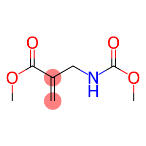 2-Propenoic  acid,  2-[[(methoxycarbonyl)amino]methyl]-,  methyl  ester
