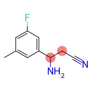 3-AMINO-3-(3-FLUORO-5-METHYLPHENYL)PROPANENITRILE