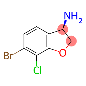 (R)-6-broMo-7-chloro-2,3-dihydrobenzofuran-3-aMine