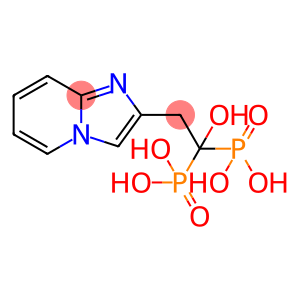 (1-Hydroxy-2-(imidazo[1,2-a]pyridin-2-yl)ethane-1,1-diyl)bis(phosphonic acid)