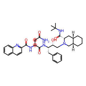N1-[(1S,2R)-3-[(3S,4aS,8aS)-3-[(叔丁基氨基)甲酰]八氢-2(1H)-异喹啉基]-2-羟基-1-苄基丙基]-2-[(2-喹啉甲酰)氨基]-丁二酰胺