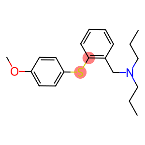N-{2-[(4-methoxyphenyl)sulfanyl]benzyl}-N,N-dipropylamine