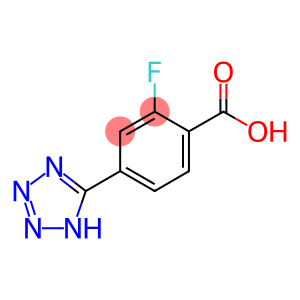 2-fluoro-4-(1H-tetrazol-5-yl)benzoic acid
