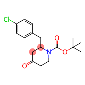 1-Piperidinecarboxylic acid, 2-[(4-chlorophenyl)methyl]-4-oxo-, 1,1-dimethylethyl ester