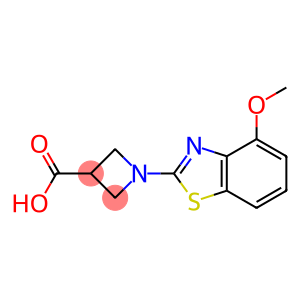 3-Azetidinecarboxylic acid, 1-(4-methoxy-2-benzothiazolyl)-