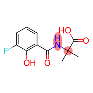 Alanine,  N-(3-fluoro-2-hydroxybenzoyl)-2-methyl-