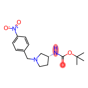 Carbamic acid, N-[(3R)-1-[(4-nitrophenyl)methyl]-3-pyrrolidinyl]-, 1,1-dimethylethyl ester