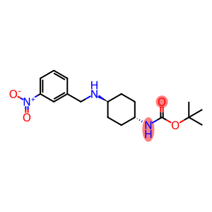 Carbamic acid, N-[trans-4-[[(3-nitrophenyl)methyl]amino]cyclohexyl]-, 1,1-dimethylethyl ester