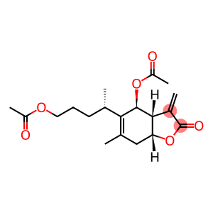 (3aR,4S,7aR)-4-(Acetyloxy)-5-[(1S)-4-(acetyloxy)-1-methylbutyl]-3a,4,7,7a-tetrahydro-6-methyl-3-methylene-2(3H)-benzofuranone