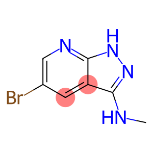 1H-Pyrazolo[3,4-b]pyridin-3-amine, 5-bromo-N-methyl-