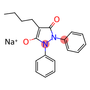 4-butyl-1,2-diphenylpyrazolidine-3,5-dione, sodium salt