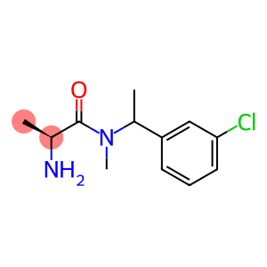 Propanamide, 2-amino-N-[1-(3-chlorophenyl)ethyl]-N-methyl-, (2S)-