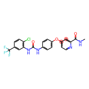 2-Pyridinecarboxamide, 4-[4-[[[[2-chloro-5-(trifluoromethyl)phenyl]amino]carbonyl]amino]phenoxy]-N-methyl-