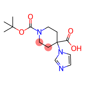 1,4-Piperidinedicarboxylic acid, 4-(1H-imidazol-1-yl)-, 1-(1,1-dimethylethyl) ester