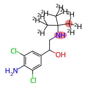 4-amino-3,5-dichloro-.alpha.-[[[1,1-di(methyl-d3)ethyl-2,2,2-d3]amino]methyl]Benzenemethanol