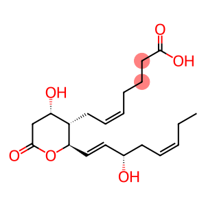 5-Heptenoic acid, 7-[(2R,3S,4S)-tetrahydro-4-hydroxy-2-[(1E,3S,5Z)-3-hydroxy-1,5-octadien-1-yl]-6-oxo-2H-pyran-3-yl]-, (5Z)-