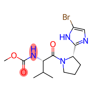 N-[(1S)-1-[[(2S)-2-(5-溴-1H-咪唑-2-基)-1-吡咯烷基]羰基]-2-甲基丙基]氨基甲酸甲酯