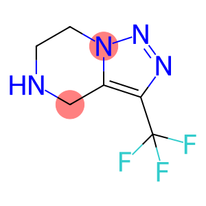 [1,2,3]Triazolo[1,5-a]pyrazine, 4,5,6,7-tetrahydro-3-(trifluoromethyl)-