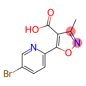 5-(5-Bromo-pyridin-2-yl)-3-methyl-isoxazole-4-carboxylic acid