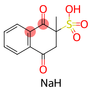 1,2,3,4-tetrahydro-2-methyl-1,4-dioxo-2-naphthalenesulfonicacidsodiumsalt